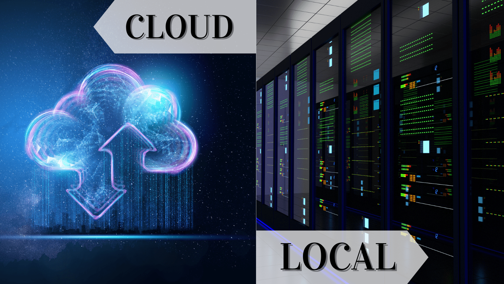 local vs cloud servers in felixit solutions